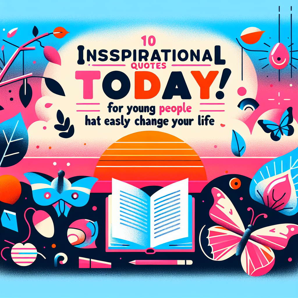 10 Kutipan Inspiratif Hari Ini untuk Anak Muda yang Mudah Mengubah Hidupmu