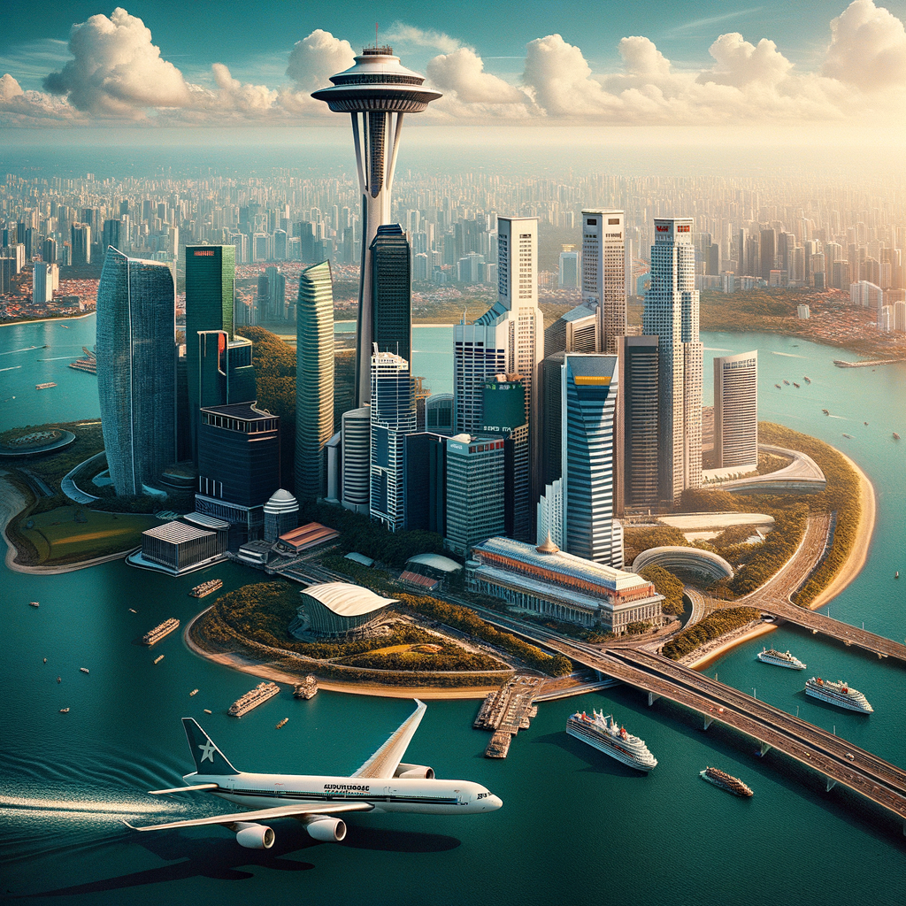 Perbedaan zona waktu Indonesia dan Singapura: close-up foto realistis dengan pencahayaan alami dan detail jernih.