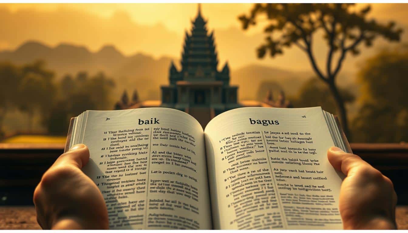 Perbedaan Arti Kata Serupa: Misalnya “baik” vs “bagus”